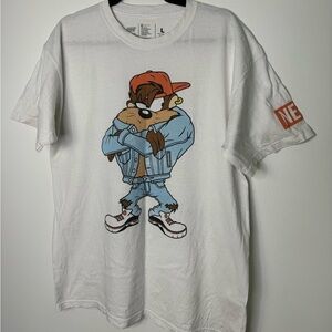 Neff Looney Tunes Taz Single Sided Black Men's T-Shirt Size large